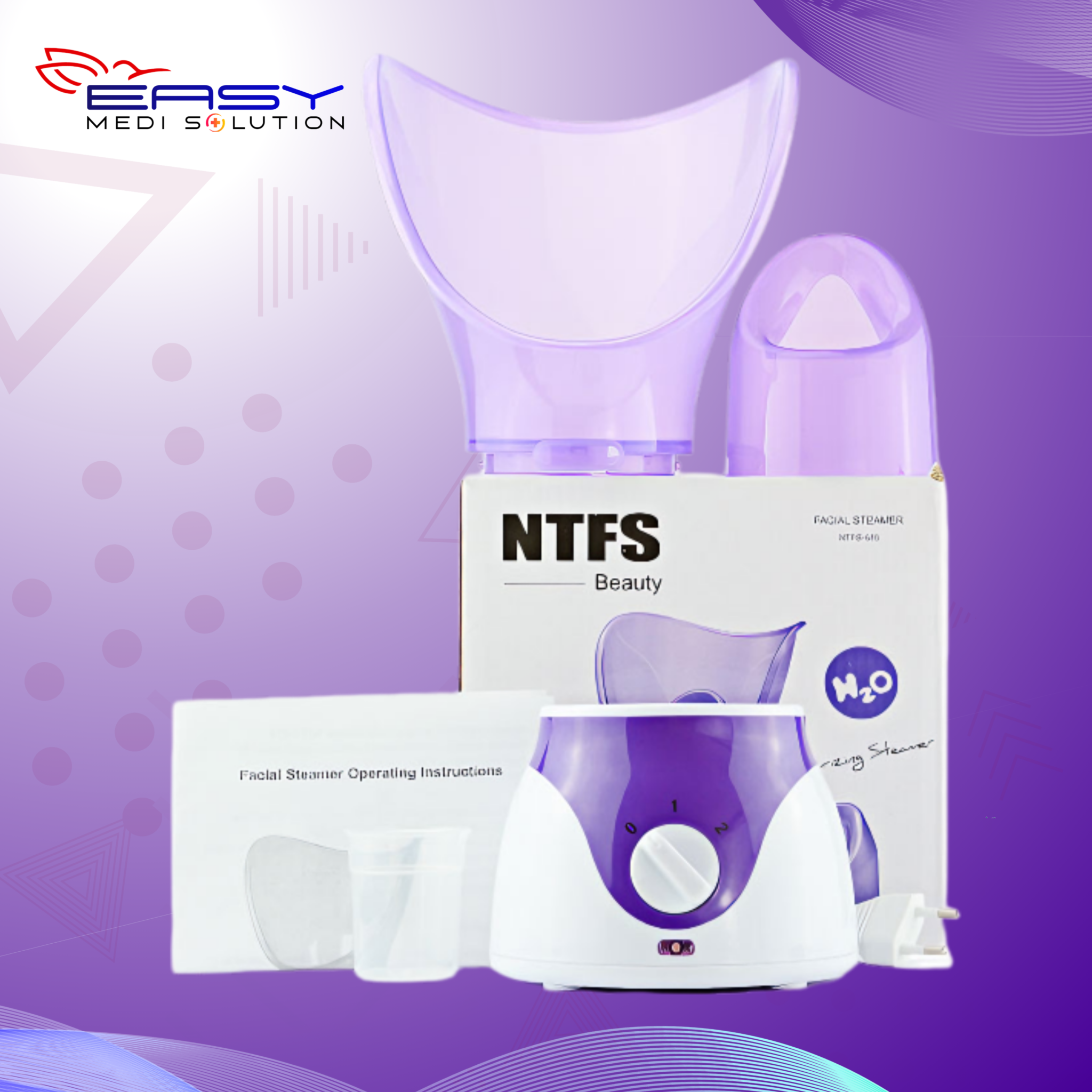 Ntfs beauty facial steamer device